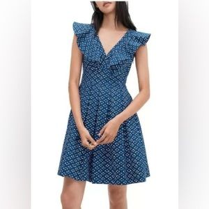 Kate Spade Blue Geo Print Dress